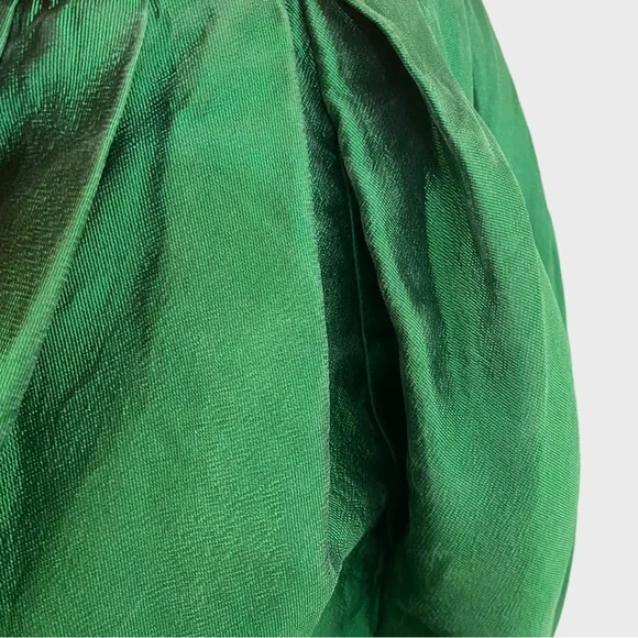 Vintage 1988 Runway Valentino Boutique Rare Red Green Cupid Gown XS/S - Picture 15 of 17